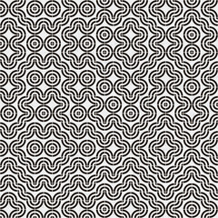 Abstract Geometric Pattern generative computational art illustration