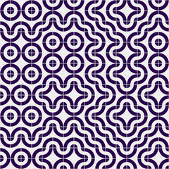 Abstract Geometric Pattern generative computational art illustration