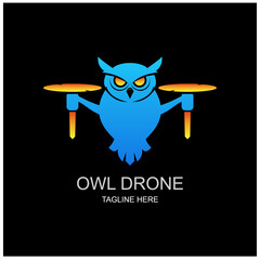 illustration vector graphic of owl drone controls, perfect for game 