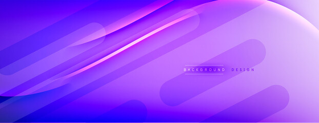 Abstract background - lines composition created with lights and shadows. Technology or business digital template. Trendy simple fluid color gradient abstract background with dynamic