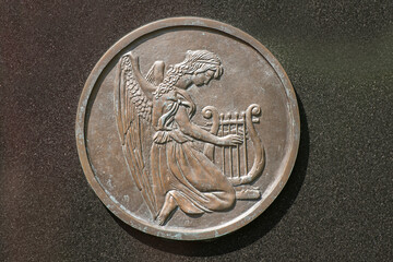 Friedhof, Grabstein, Statue