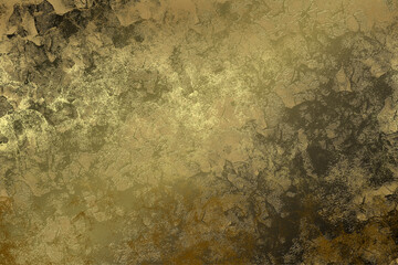 Golden Abstract  decorative paper texture  background  for  artwork  - Illustration