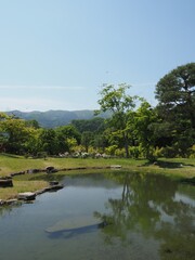 Fototapeta na wymiar Rakusanen in Kanra Town, Kanra District, Gunma Prefecture