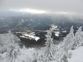 Obraz premium Na szczycie Rax