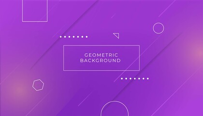 Geometric background design, purple color can be use for website, brochure, flayer and more. Vector Design