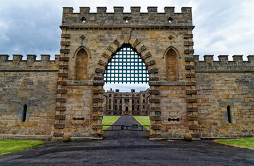 Entrance Gate Of Ford Castle - Berwick-upon-Tweed, England,United Kingdom