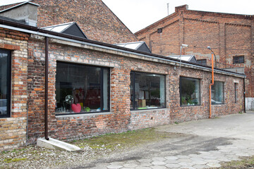 restored fragment of Grochowska Street in Warsaw