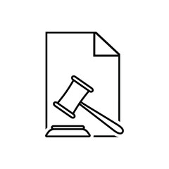 Court icon vector set. justice illustration sign collection. law symbol or logo.

