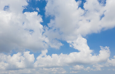 cloudscape background, summer time, beautiful sky