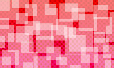Red net pattern background with square pattern