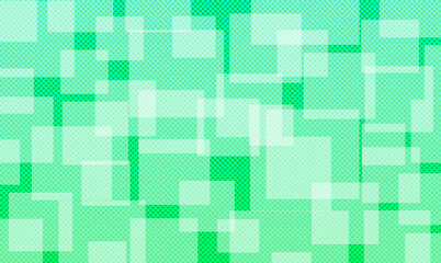 Green net pattern background with square pattern