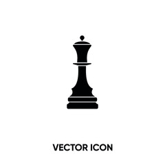 Chess vector icon. Modern, simple flat vector illustration for website or mobile app.Chess symbol, logo illustration. Pixel perfect vector graphics	
