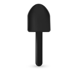 Shovel and bucket , Set of buckets and dustpan. Colorful children toys isolated on white background. Set of equipment for children sensory, motor skills games.