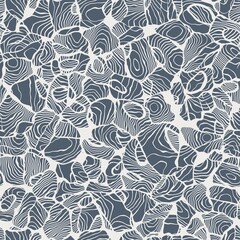 Seamless abstract organic shape pattern for print. High quality illustration. Small broken pieces or shards arranged neatly into an attractive trendy texture. Seamless repeat raster jpg swatch.