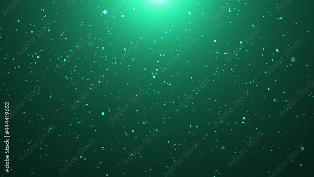 Sticker green particle flare background for background concept