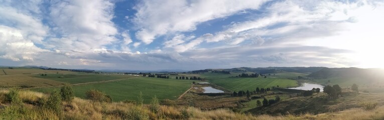 Naklejka premium Green Valley rivver