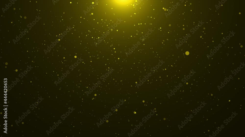 Wall mural gold particle flare background for background concept