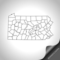 map of Pennsylvania