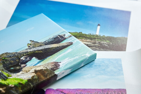 Photo canvas prints, landscape photo printed on canvas. Photography stretched with gallery wrap