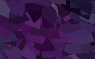 Fototapeta premium Dark Pink vector pattern with polygonal style.