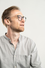 Obraz premium man with glasses