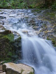 Obraz premium River cascades in Janosik Holes, Mala Fatra, Slovakia