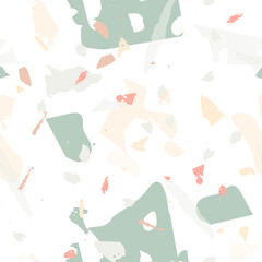 Terrazzo seamless pattern. Modern classic