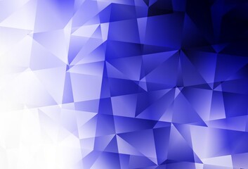 Light Purple vector triangle mosaic background.
