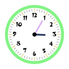 Clock vector 3:05am or 3:05pm