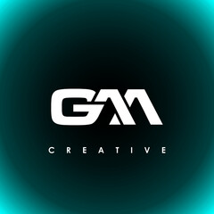 GAA Letter Initial Logo Design Template Vector Illustration