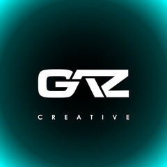 GAZ Letter Initial Logo Design Template Vector Illustration