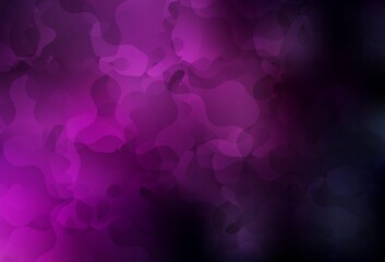 Dark Pink vector backdrop with memphis shapes.