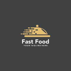 Food delivery express fast food logo vector icon, suitable for your design need, logo, illustration, animation, etc.