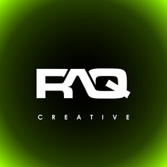 RAQ Letter Initial Logo Design Template Vector Illustration