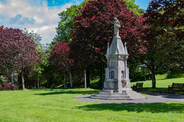 Naklejka premium Monument on the Hoe