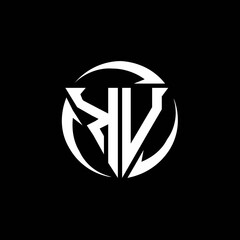 KU logo monogram design template