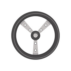 Obraz premium Flat Steering Wheel