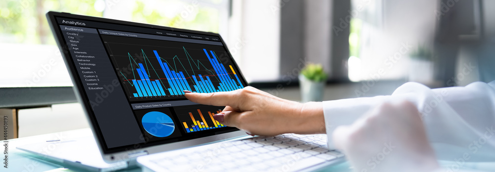 Aufkleber KPI Dashboard Data Analytics