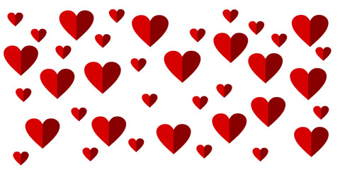 Fototapeta na wymiar Heart icon. Modern symbol of Love Icon. heart shape vector design, white background. Vector illustration 
