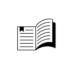 Book Education Icon Design Graphic Template Isolated