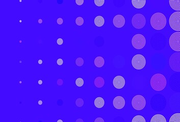 Light Purple, Pink vector backdrop with dots.