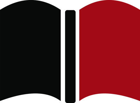 Open book icon. Vector. Flat and modern style.