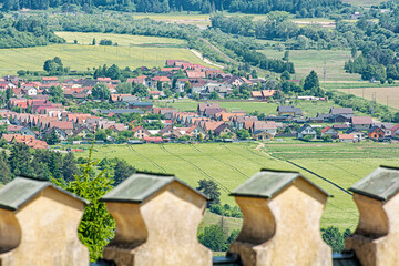 Fototapeta na wymiar View from Stara Lubovna castle, Slovakia