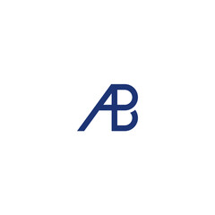 ab letter logo design