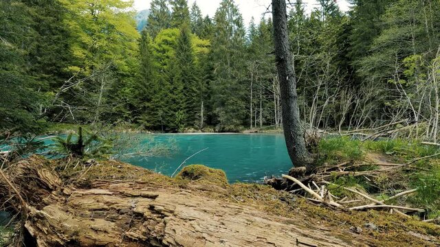 Landscape of the Turquoise Lake of Amola