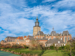 Walburgiskerk in Zutphen, Gelderland Province, The Netherlands