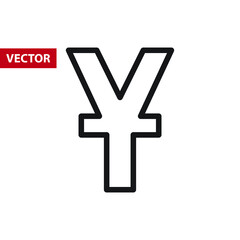 yen currency symbol minimal sign