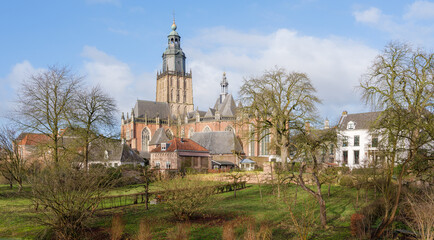 Walburgiskerk in Zutphen, Gelderland Province, The Netherlands