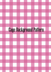 Cage Background Pattern | Pink and white checkered tablecloth