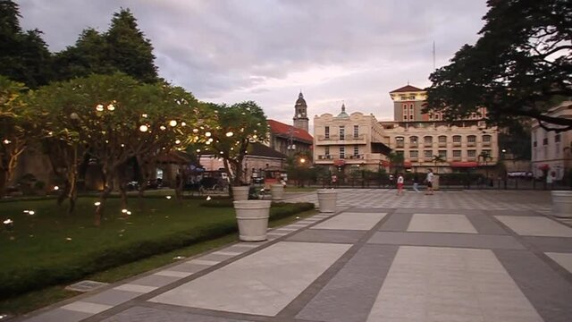 Park at the Fort Santiago in the Intramuros district of Manila